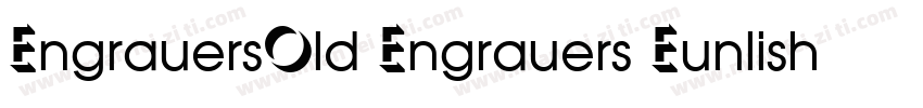 EngrauersOld Engrauers Eunlish Bd字体转换
